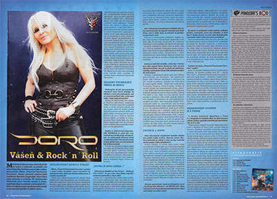 DORO - článek rockmagazínu SPARK 06/2014