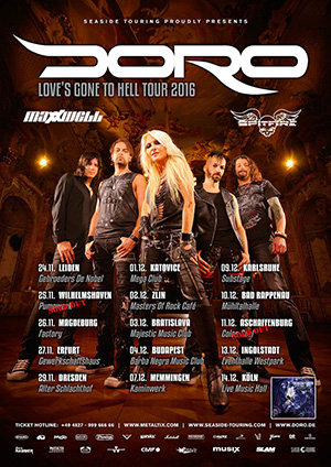 DORO - Love´s Gone To Hell Tour 2016