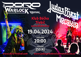 23.03.2024 - DORO & WARLOCK revival + MOTÖRGANG-MOTÖRHEAD revival - Klub Peklo Vyškov
