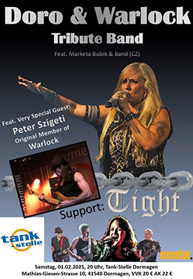 16.12.2023 - DORO & WARLOCK revival - Christmas Night, KD Libina
