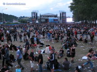 Pohled na plac a stage