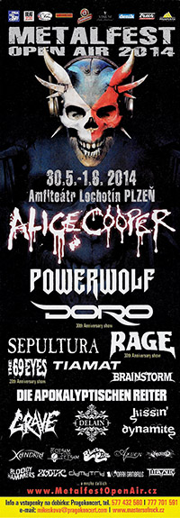 METALFEST - 30.05.-01.06.2014 - Amfiteátr Lochotín Plzeň